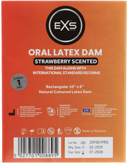 EXS Monddam - Aardbei - 1 Stuk