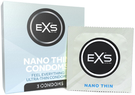 EXS Nano Thin - Condooms - 3 Stuks