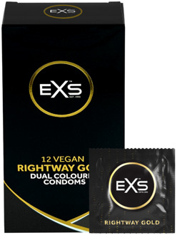 EXS Rightway Gold - Condooms - 12 Stuks