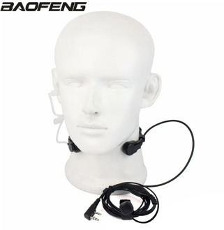 Extendable PTT Throat Microphone Mic Earpiece Headset for Baofeng CB Radio Walkie Talkie UV-5R 8W UV-5RE UV-B5 GT-3