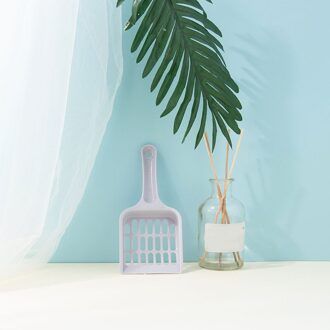 Extended Pp Kattenbakvulling Scoop Picker Schop Zand Afval Schoonmaken Tool Willekeurige Kleur grijs