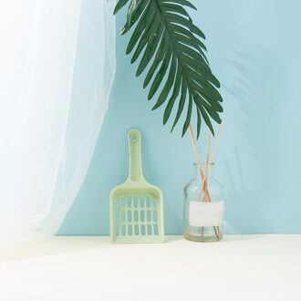 Extended Pp Kattenbakvulling Scoop Picker Schop Zand Afval Schoonmaken Tool Willekeurige Kleur groen