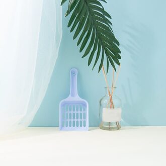 Extended Pp Kattenbakvulling Scoop Picker Schop Zand Afval Schoonmaken Tool Willekeurige Kleur licht blauw