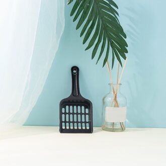 Extended Pp Kattenbakvulling Scoop Picker Schop Zand Afval Schoonmaken Tool Willekeurige Kleur zwart