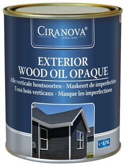 Exterior Wood Oil Opaque - Naturel - Dekkende Houtolie - 750 Ml