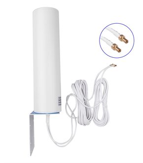 Externe Antenne Outdoor 4G Lte Vat Antenne 12dBi Met 5M Dubbele Slider CRC9/TS9/Sma Connector voor 3G 4G Router Modem