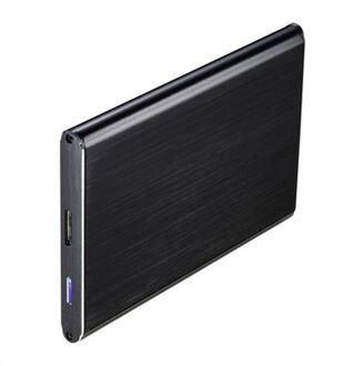 Externe Box Tooq TQE-2529B Hd 2.5 "Sata III-USB 3.0 FAT32/Ntfs/EXT2/Hfs Aluminium Zwart