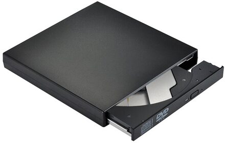 Externe Dvd Drive Optische Drive Usb 2.0 Cd Rom Speler CD-RW Brander Schrijver Reader Recorder Portatil Voor Laptop Windows Pc zwart