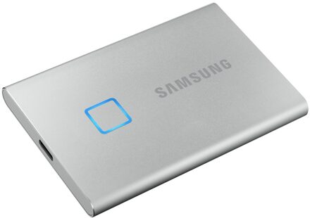 externe SSD T7 TOUCH 2T ZILVER