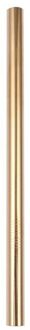 Extra Brede Lange Stro Herbruikbare 304 Rvs Rietje Metalen Stro Voor Smoothies Tapioca Parels Melk Thee 1Pcs Goud