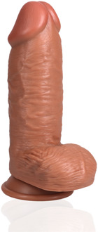 Extra Dikke Recht met Ballen 8 / 20,3 cm - Tan