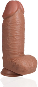 Extra Dikke Recht met Balletjes 9 / 23 cm - Tan