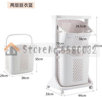 Extra Grote Met Kleren Opslag Mand Slaapkamer Huishouden Eenvoudige Opbergdoos Badkamer Wasserij Opslag Plank ml4