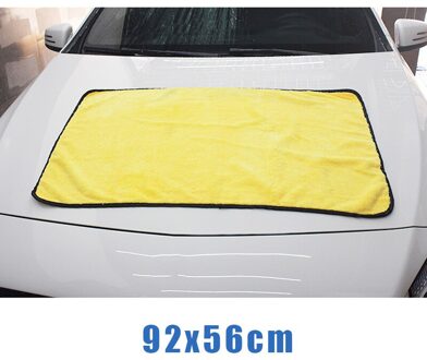 Extra Grote Microfiber Drogen Handdoek Super Absorberende Dikke Satin Trim Geen Kras Quick Dry Doek 92*56Cm Microfiber handdoeken