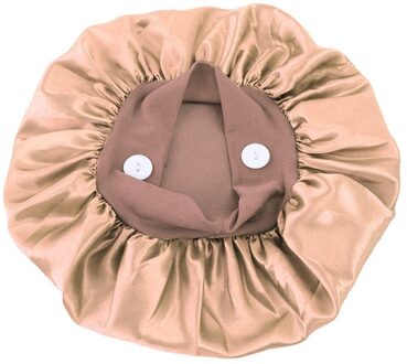 Extra Grote Satijn Bekleed Mutsen Vrouwen Bloemenprint Stof Ankara Mutsen Night Slaap Hoed Dames Tulband C