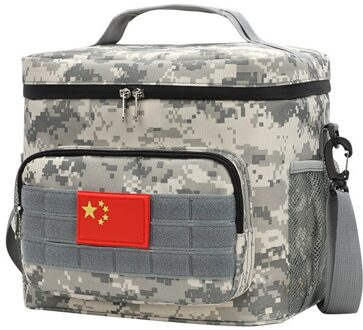 Extra Grote Verdikking Koeltas 600D Oxford Pack Outdoor Geïsoleerde Lunch Koude Opslag Zakken Verse Voedsel Picknick Container X594D ACU