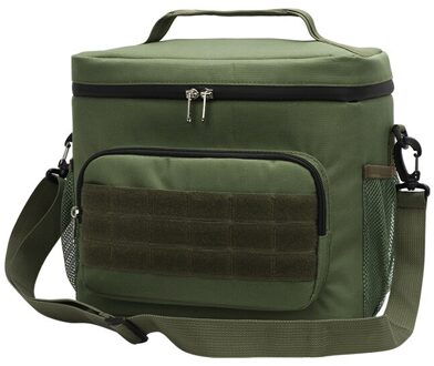 Extra Grote Verdikking Koeltas 600D Oxford Pack Outdoor Geïsoleerde Lunch Koude Opslag Zakken Verse Voedsel Picknick Container X594D groen