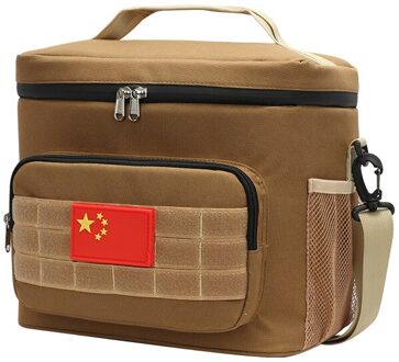 Extra Grote Verdikking Koeltas 600D Oxford Pack Outdoor Geïsoleerde Lunch Koude Opslag Zakken Verse Voedsel Picknick Container X594D sand