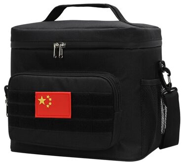 Extra Grote Verdikking Koeltas 600D Oxford Pack Outdoor Geïsoleerde Lunch Koude Opslag Zakken Verse Voedsel Picknick Container X594D zwart