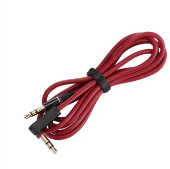 Extra Hoofdtelefoon Oortelefoon Luidspreker Universele 3.5Mm Aux Jack Audio Verlengkabel Cord 3.5 Stereo Audio Kabels Cord rood