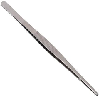 Extra lange 30 CM/12 Inch Rvs Keuken Grill Pincet BBQ Voedsel Oven Salade Vis Serveren Tang barbecue Tool