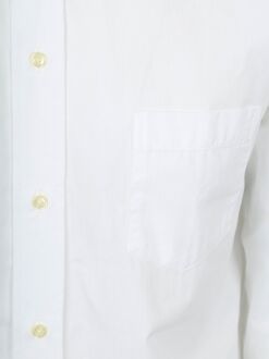 Extra Lange Mouwen Overhemd Wit - L,M