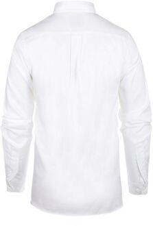 Extra Long Sleeves Overhemd Twill Wit - M,L,XL,XXL