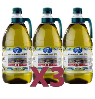 Extra virgin olive oil. AOVE superior quality, 2L 3 Pack raffas. Arbequina variety, early collection