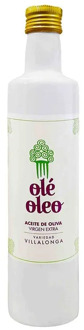 Extra virgin olive oil variety Olé Oleo Villalonga bottle 500 ml