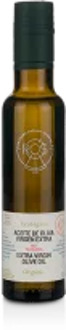 EXTRA virgin organic olive oil, ROS CAUBÓ variety HOJIBLANCA 6 BOTTLES 250 ML
