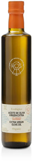 EXTRA virgin organic olive oil variety ARBEQUINA, ROS CAUBÓ 500 ML