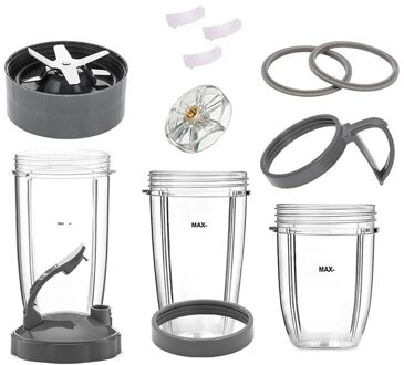 Extractor Blades Vervanging Deel & Cups & Top Gear & Pakkingen & Shock Pad Vervanging Set Voor Nutribullet 600W/900W Serie