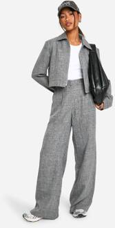 Extreem Wijde Pijpen Op Maat Gemaakte Broek, Slate Grey - 40