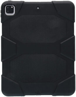 Extreme Protection Army Backcover iPad Pro 12.9 (2020) tablethoes - Zwart