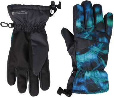 Extreme Waterdichte Skihandschoenen voor Kinderen/Kinderen (Donker groenblauw)