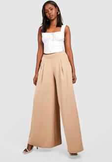 Extreme Wide Leg Trouser, Taupe - 6