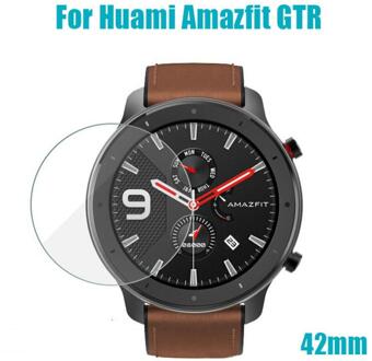 Eye Care Paars Horloge Clear Film Gehard Glas Screen Protector Voor Amazfit Gtr Smart Horloge 42/47Mm band Accessoires TXTB1 1 42m