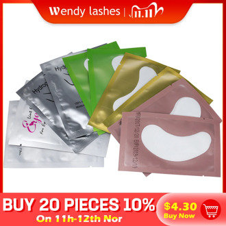 Eye Pads 50 Pairs Under Eyelash Lint Free Patches For Eyelashes Extension Supplies Disposable Makeup Tools