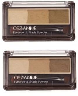 Eyebrow & Shade Powder 01 Camel Brown