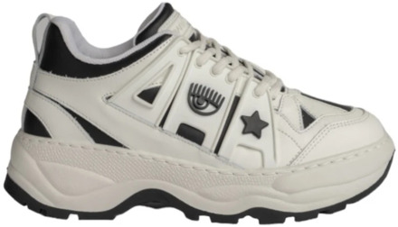 Eyefly Sneakers Off-White-Black Chiara Ferragni Collection , White , Dames - 39 Eu,40 Eu,36 Eu,37 Eu,38 EU