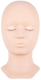 Eyelash Extension Tools Mannequin head for eyelash training practice eyelash extension 8 pairs removable eyelids heads wholesale