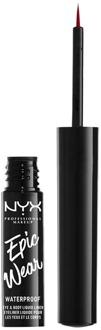 Eyeliner NYX Epic Wear Semi Permanent Liquid Liner Red 3,5 ml