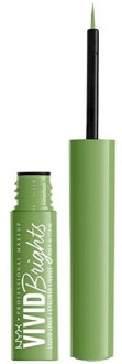Eyeliner NYX Professional Make-Up Vivid Brights Liquid Liner 02 Ghosted Green 1 st