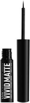 Eyeliner NYX Professional Make-Up Vivid Matte Liquid Liner 01 Black 1 st