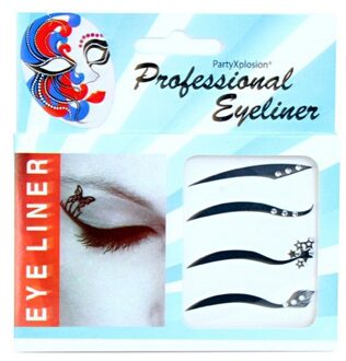 Eyeliner stickers strass steentjes