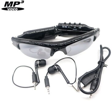 Eyewear Zonnebril Camera Ondersteuning Tf-kaart Muziek Video Recorder DVR DV MP3 Camcorder Muziek bril met oortelefoon