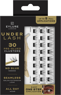 Eylure Kunstwimpers Eylure Underlash Pre-Glued Natural Clusters 30 st
