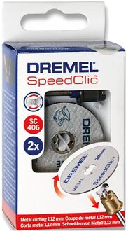 EZ SpeedClic: snijschijven voor metaal 12-pack. - SC456B