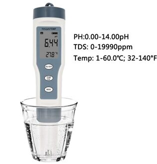 EZ9901 3 In 1 Tds Temp Ph Tester Digitale Tds Meter Vervangen Probe Pen Filter Waterkwaliteit Zuiverheid Test Tool voor Zwembad Aquarium Water quality tester