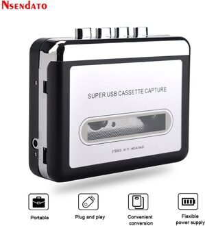 EZCAP220 Cassette Speler Cassette Te MP3 Converter Capture Audio Music Player Converteren Tape Cassette Op Tape Naar Pc Laptop Via usb
